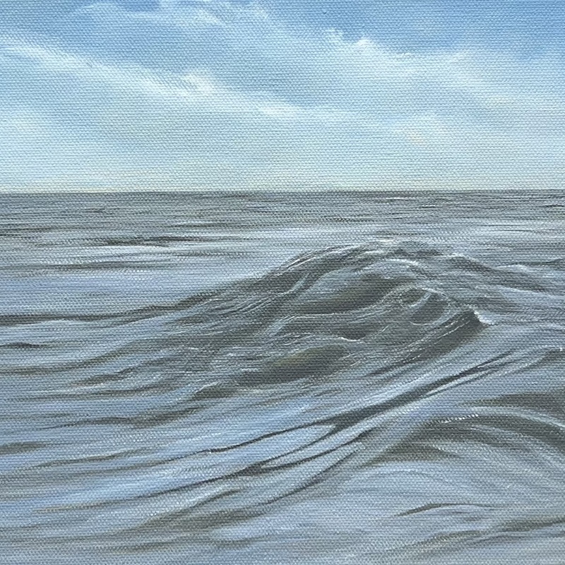 Restless Waves - 9x12inch deep edge canvas