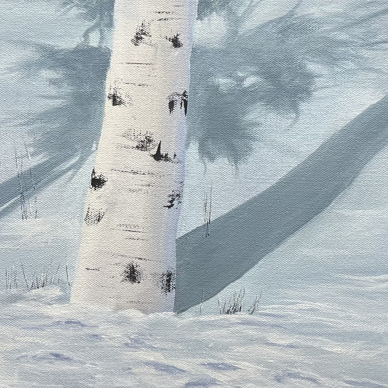 Crispy Winters Day - 11x14inch deep edge canvas